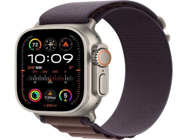 Apple Watch Ultra 2 49mm titanová s indigovým alpským tahem S MRER3CS/A