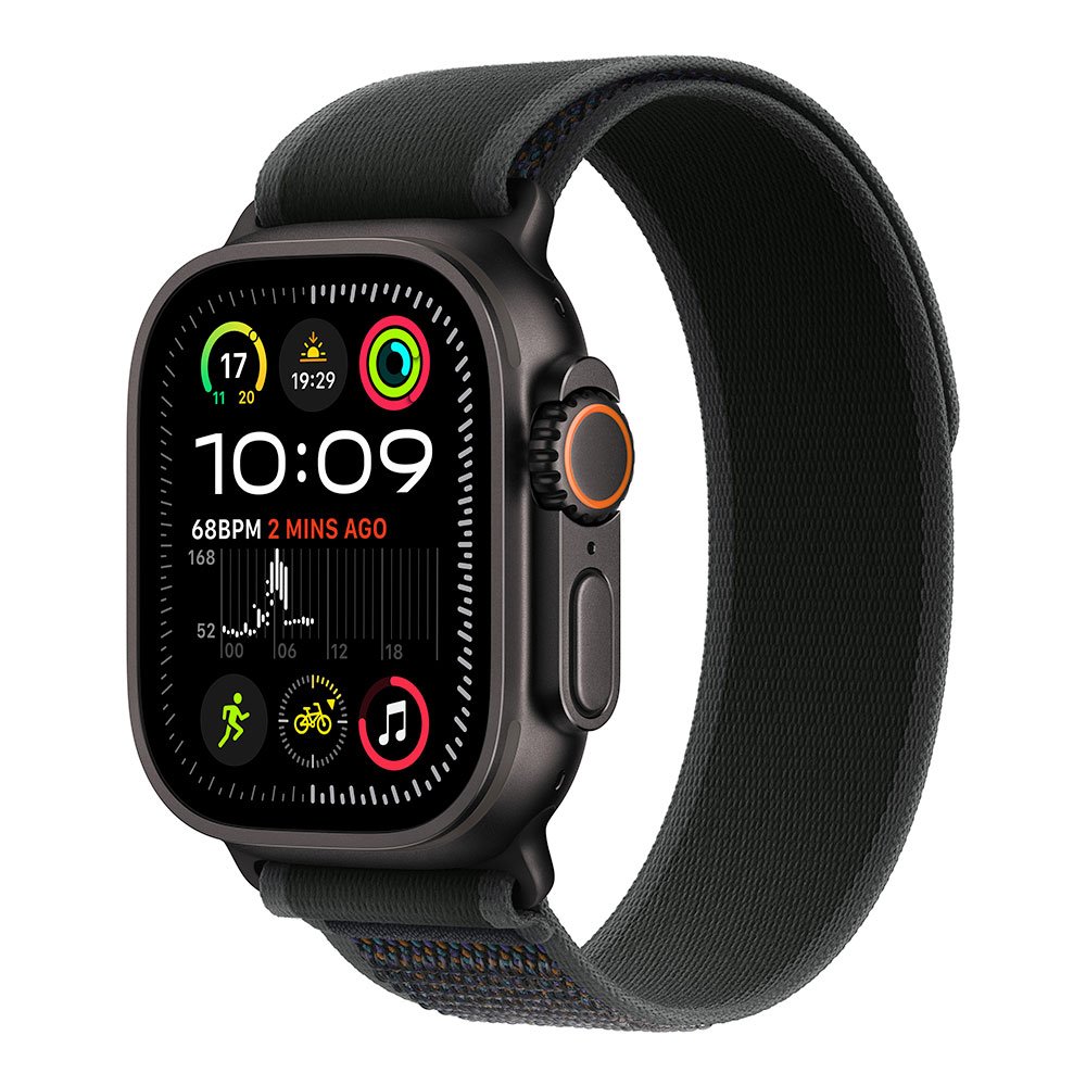 Apple Watch Ultra 2 GPS + Cellular 49mm Black Titanium Case with Black Trail Loop - S/M MX4U3CS/A