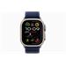 Apple Watch Ultra 2 GPS + Cellular 49mm Natural Titanium Case with Blue Trail Loop - M/L MX4L3CS/A