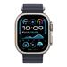 Apple Watch Ultra 2 GPS + Cellular 49mm Natural Titanium Case with Navy Ocean Band MX4D3CS/A