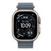 Apple Watch Ultra 3 GPS + Cellular 49mm Natural Titanium Case with Anchor Blue Ocean Band MEWH4QC/A