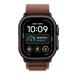 Apple Watch Ultra 4 GPS + Cellular 49mm Black Titanium Case with Burgundy Alpine Loop - S MJC04QC/A