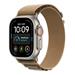 Apple Watch Ultra 4 GPS + Cellular 49mm Natural Titanium Case with Desert Alpine Loop - M MJAF4QC/A