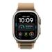 Apple Watch Ultra 4 GPS + Cellular 49mm Natural Titanium Case with Desert Alpine Loop - S MJAE4QC/A
