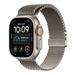 Apple Watch Ultra 4 GPS + Cellular 49mm Natural Titanium Case with Natural Titanium Milanese Loop - M MJA94QC/A