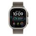 Apple Watch Ultra 4 GPS + Cellular 49mm Natural Titanium Case with Natural Titanium Milanese Loop - S MJA84QC/A