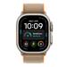 Apple Watch Ultra 4 GPS + Cellular 49mm Natural Titanium Case with Sand Trail Loop - M/L MJAQ4QC/A