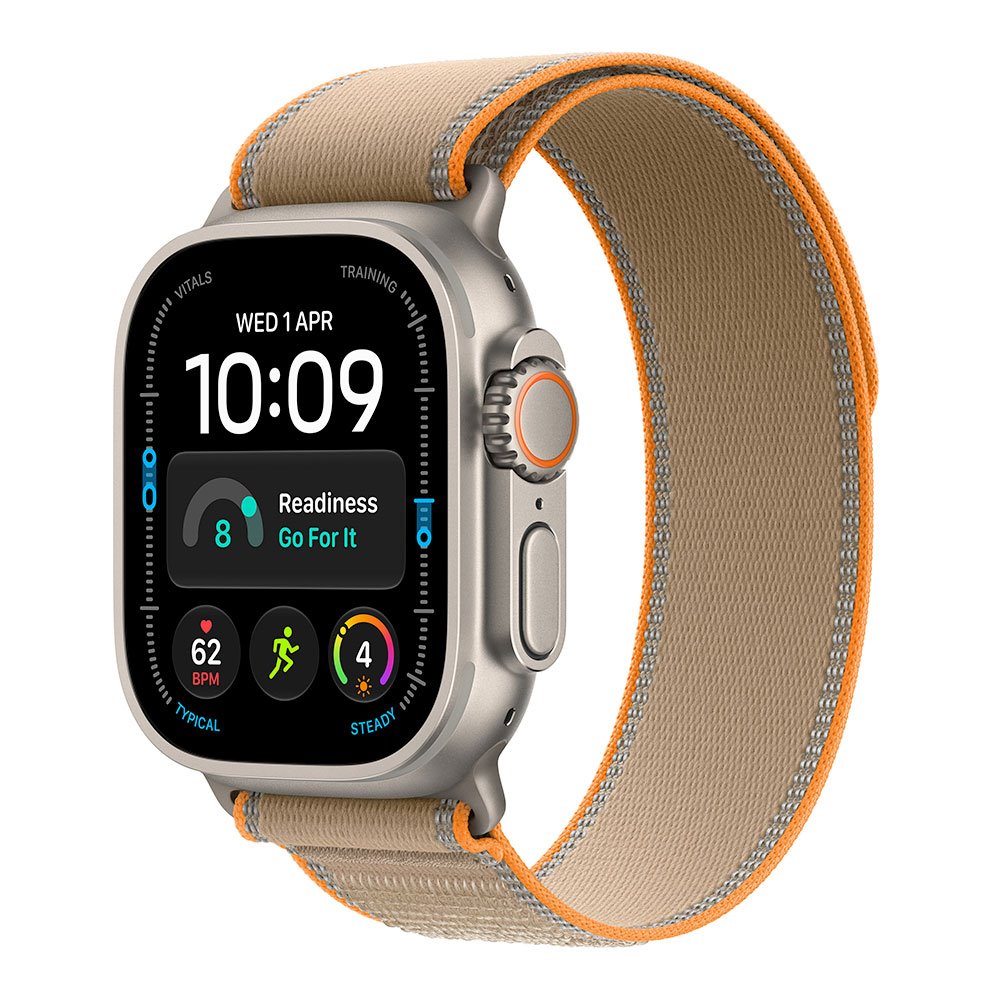 Apple Watch Ultra 4 GPS + Cellular 49mm Natural Titanium Case with Sand Trail Loop - M/L MJAQ4QC/A