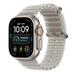 Apple Watch Ultra 4 GPS + Cellular 49mm Natural Titanium Case with Translucent Grey Ocean Band MJAD4QC/A