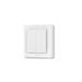 Aqara Smart Home Dvojvypínač (4x tl.,2 kanály) s 2x relé H2 EU,Zigbee a Thread WS-K08D