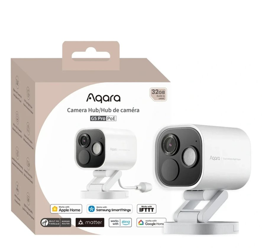 Aqara Smart Home Hub (Riadiaca jednotka) s Kamerou G5 Pro, biely CH-C03D-W