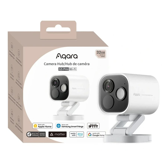 Aqara Smart Home Hub (Riadiaca jednotka) s Kamerou G5 Pro WiFi, biely CH-C07D-W