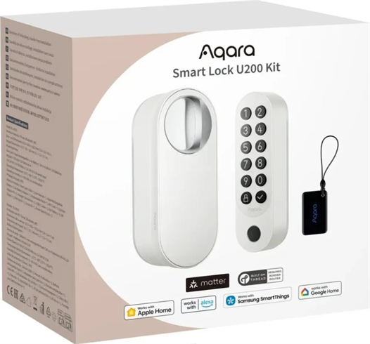 Aqara Smart Home Smart Zámok U200 Kit EL-D02D-W