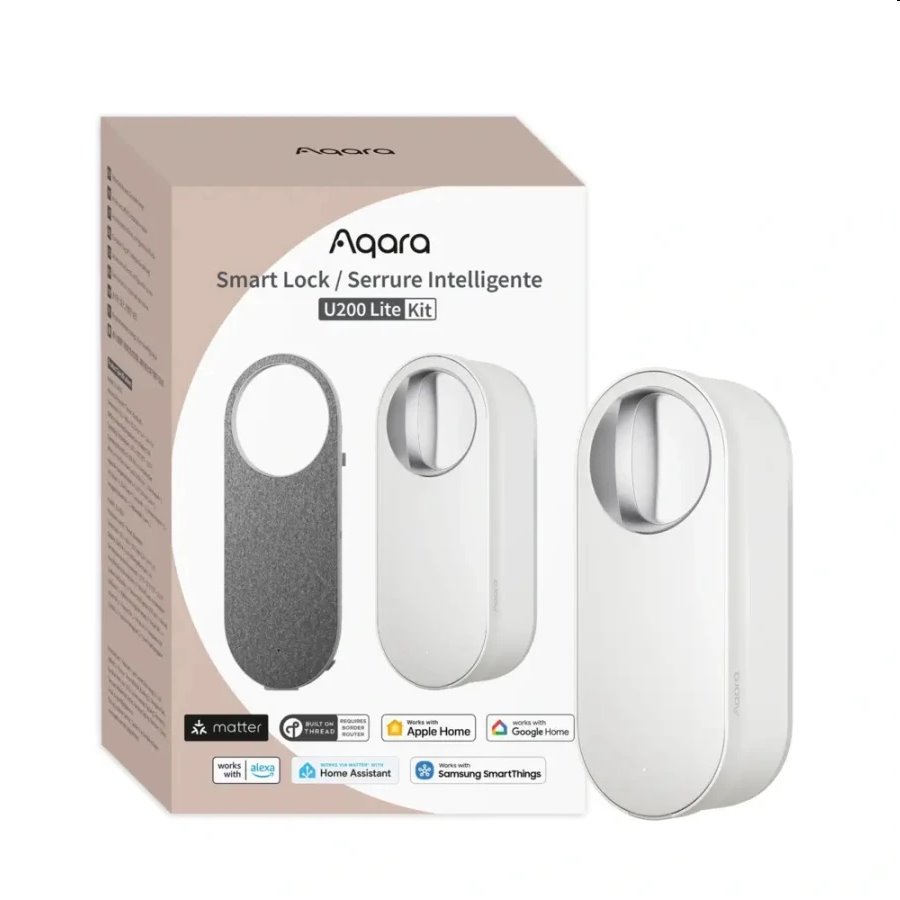 Aqara Smart Home zámok dverí U200 Lite Kit, biely EL-D03D-W