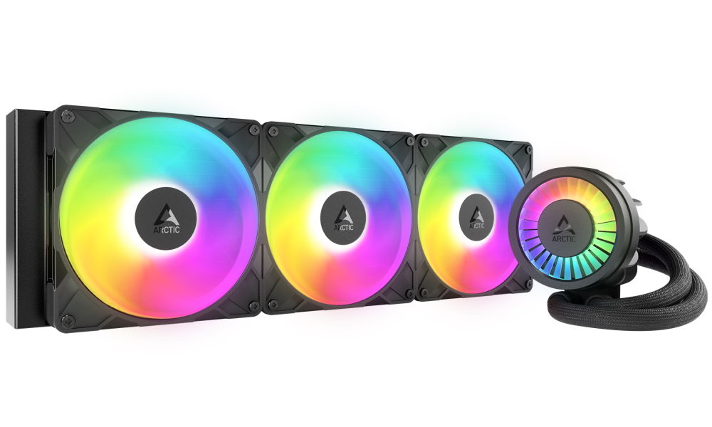 ARCTIC Liquid Freezer III Pro 420 A-RGB : All-in-One CPU Water Cooler with 420mm radiator and 3x P14 ACFRE00185A
