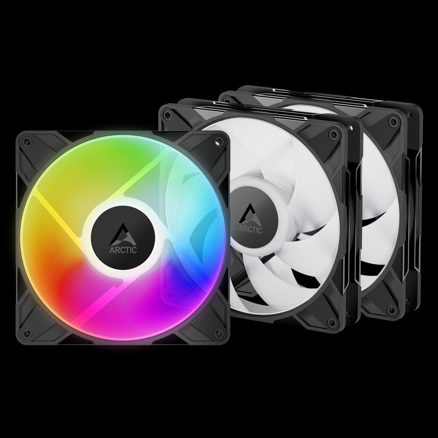 ARCTIC P14 Pro A-RGB (3 kusy) - 140mm A-RGB PWM ventilátor s rozdělovačem kabelů ACFAN00320A