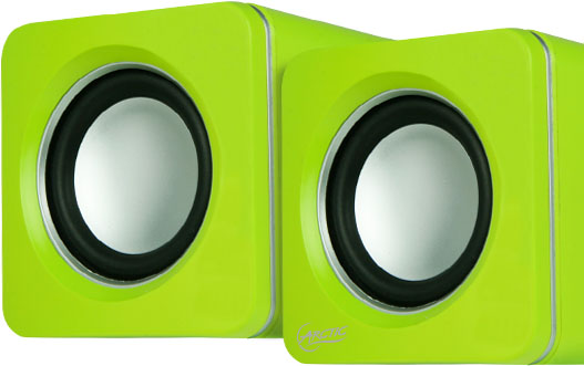 ARCTIC S111 (Lime) - Portable USB powered speakers SPASO-SP001LM-GBA01