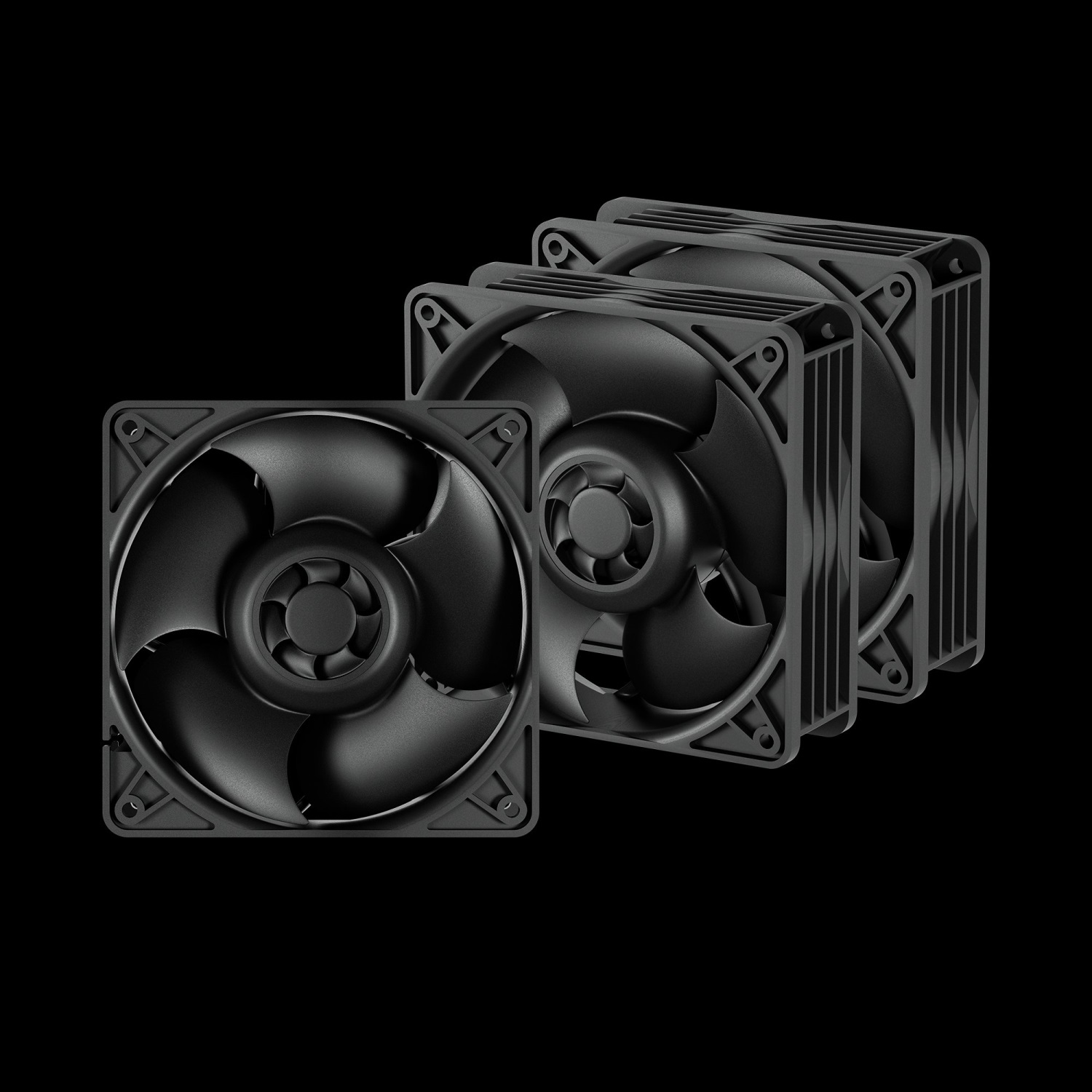 ARCTIC S12038-4K -120mm Case Fan (3-Pack) - dual ball bearing - max 4000 RPM - PWM regulated ACFAN00303A
