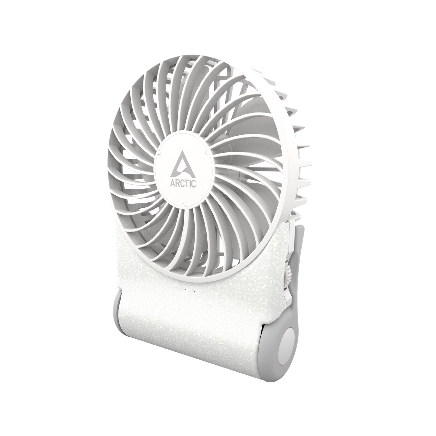 ARCTIC Summair 2Go (White) - Rechargeable Pocket Fan with Stand (74 hours of battery life and variab AEBRZ00029A