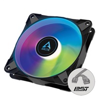 ARCTIC ventilátor P12 PWM PST A-RGB, 120mm, 4pin, ARGB, PWM, černá ACFAN00231A
