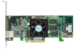 ARECA 4port SAS/SATA ,256MB,RAID 0,1,5,6/PCI-E x8 ARC-1212