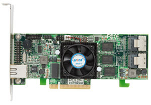 ARECA 8port SAS/SATA ,256MB,RAID 0,1,5,6/PCI-E x8 ARC-1222