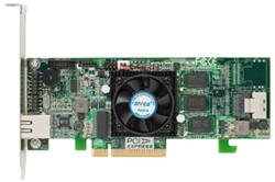 ARECA ARC-1224-8i 8-port SAS/ SATA (2xSFF8087), 1GB cache,RAID 0/1/1E/3/5/6/10/JBOD,PCI-E 2.0 x8