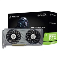 ARKTEK VGA NVIDIA GeForce RTX 3060 Hyperion 12GB V4, RTX 3060, 12GB GDDR6, 3xDP, 1xHDMI AKN3060D6S12GH1