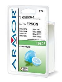 ARMOR cartridge pro Epson Stylus Photo R265 photo cyan (T080540) B12320R1