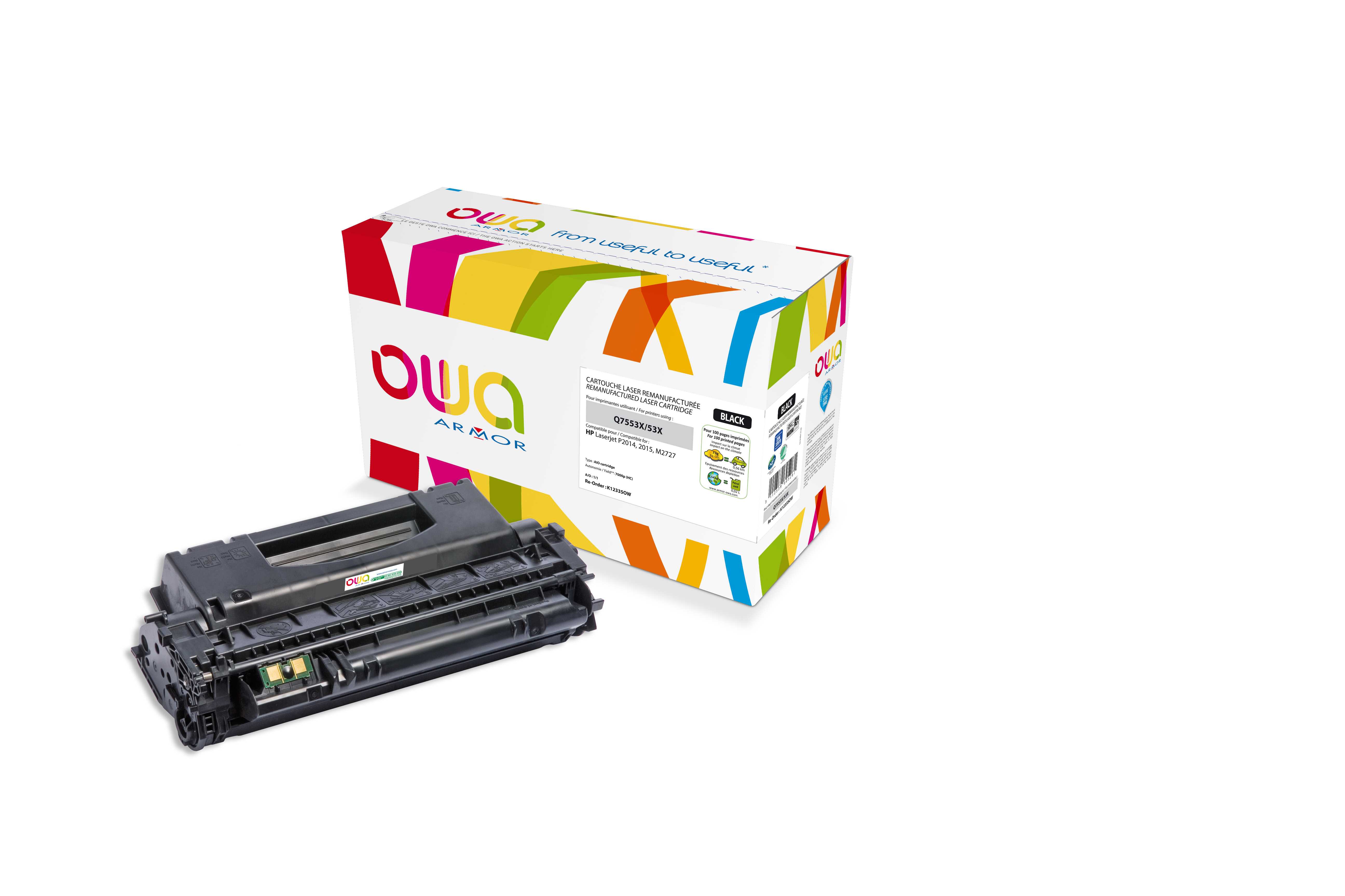 ARMOR toner pre HP LJ P2015 HC black (Q7553X) K12335