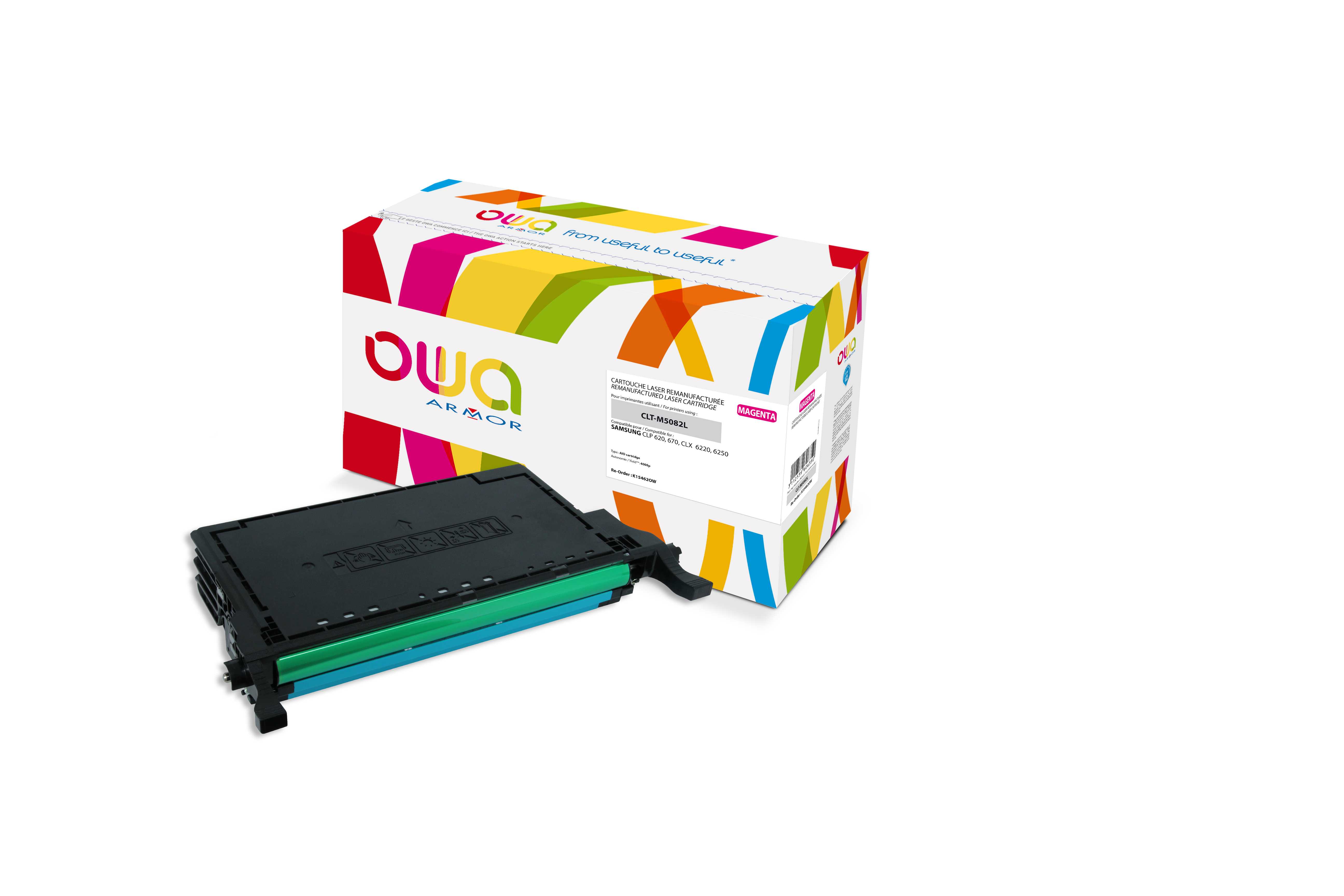 ARMOR toner pre SAMSUNG CLP 620, 670, CLTM5082L, magenta, 4 000 strán K15462