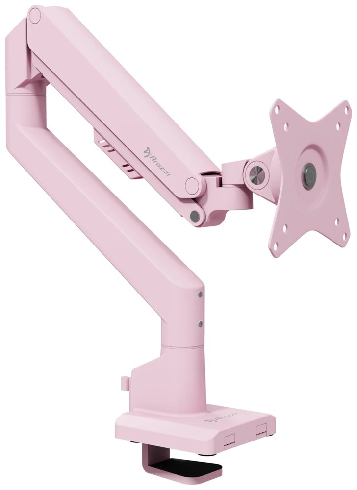 AROZZI ALZARE NEO Pink/ stolní držák pro monitory/ plynový píst/ kovový/ růžový AZ-ALZARE-NEO-PNK