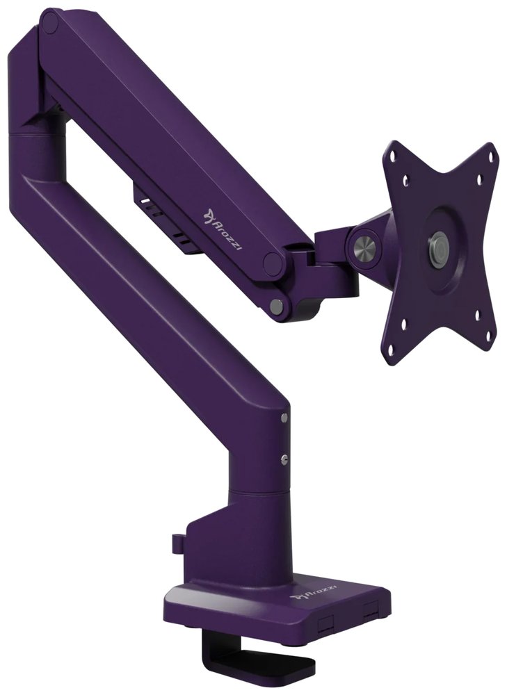 AROZZI ALZARE NEO Purple/ stolní držák pro monitory/ plynový píst/ kovový/ fialový AZ-ALZARE-NEO-PP