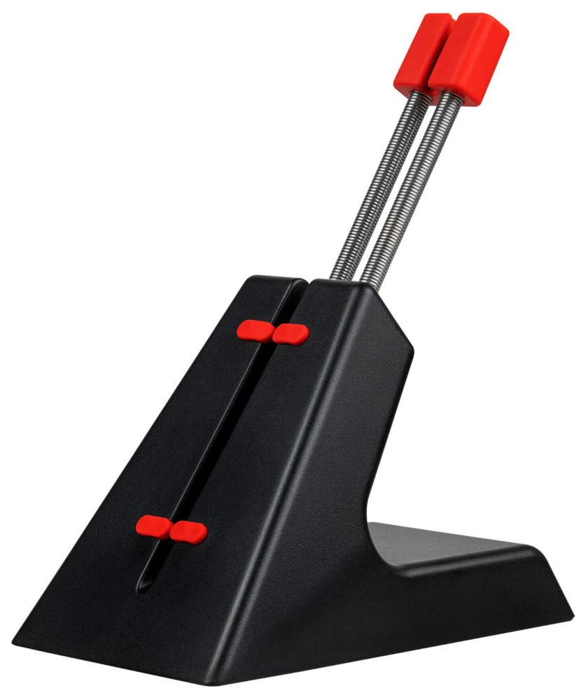 AROZZI ANCORA Mouse Bungee BlackRed/ držák kabelu pro herní myši/ černočervený/ nastavitelný AZ-ANCORA-BKRD