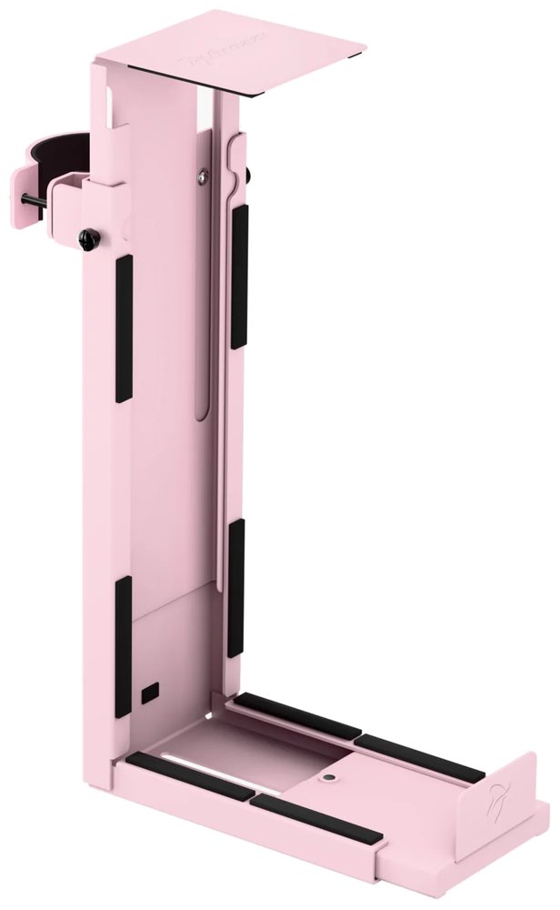 AROZZI ARENA PC Mount Pink/ držák PC na nohu stolu/ nosnost 30kg/ růžový AZ-PCMOUNT-PNK
