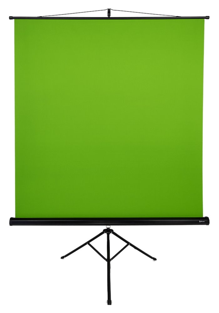 AROZZI Green Screen/ zelené plátno pro fotografy a streamery/ mobilní trojnožka 90" (228 cm)/ 157 x 157 cm/ case č AZ-GS