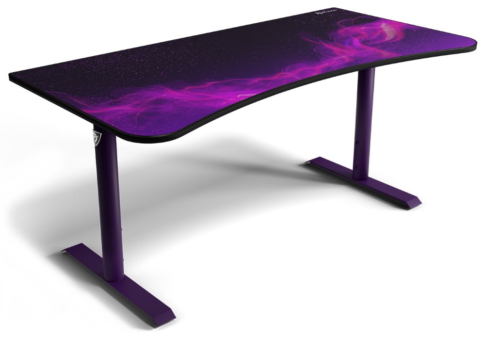 AROZZI herní stůl ARENA Gaming Desk Deep Purple Galaxy ARENA-DEEPP-GALAXY