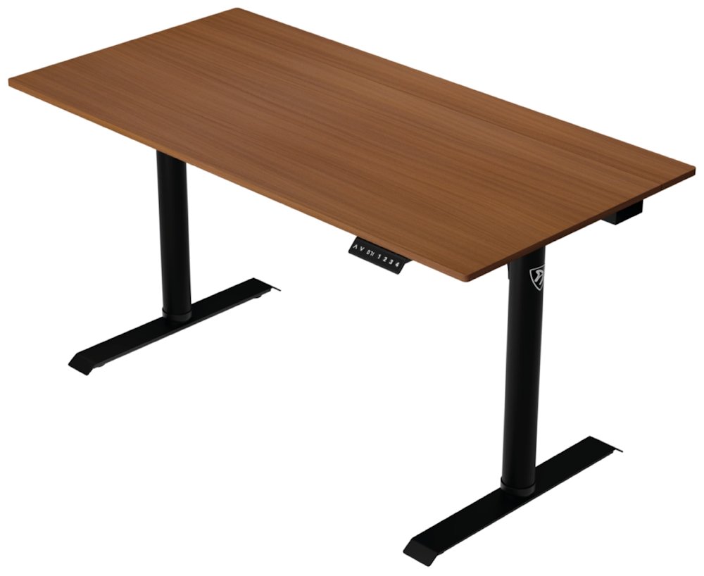 AROZZI herní stůl ARENA NORDICO Dark Walnut/ motorizovaný/ barva deska ořech, nohy černé/ šíře 140cm/ ARENA-NRD-BOX2-WLN