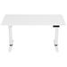 AROZZI herní stůl ARENA NORDICO White/ motorizovaný/ barva deska bílá, nohy bílé/ šíře 140cm/ výška 71 ARENA-NRD-BOX2-WT