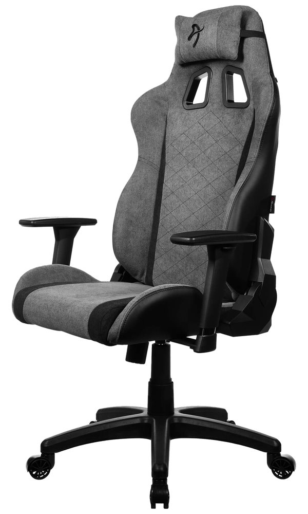 AROZZI herní židle AVANTI Soft Fabric Ash/ látkový povrch/ šedá AVANTI-SFB-ASH