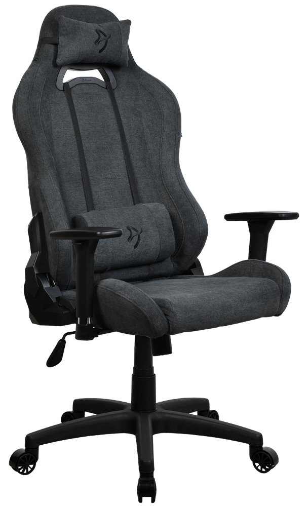 AROZZI herní židle TORRETTA Soft Fabric 2/ látkový povrch/ tmavě šedá TORRETTA-SFB-DG2