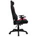 AROZZI herní židle TORRETTA SuperSoft/ látkový povrch/ černočervená TORRETTA-SPSF-RED