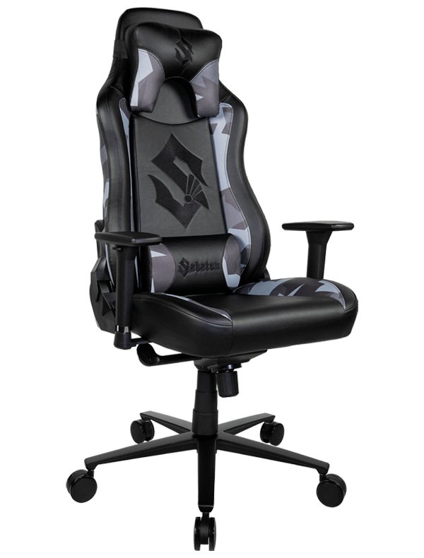 AROZZI herní židle VERNAZZA SABATON Edition/ povrch polyuretan/ černá VERNAZZA-SABATON