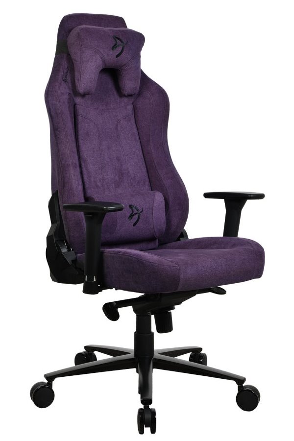 AROZZI herní židle VERNAZZA Soft Fabric Purple/ povrch Elastron/ fialová VERNAZZA-SFB-PP