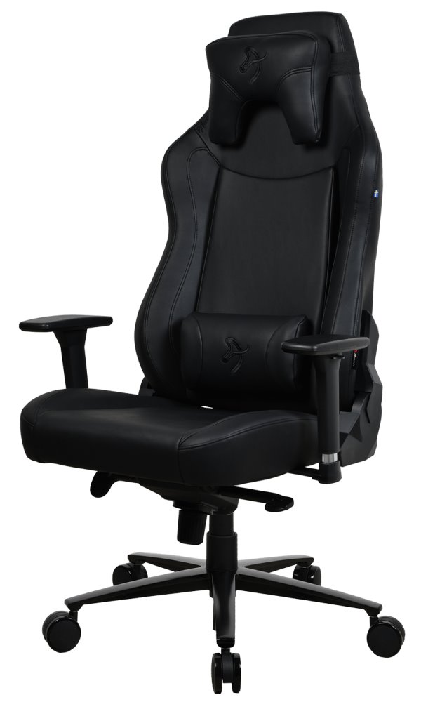 AROZZI herní židle VERNAZZA XL SoftPU Pure Black/ povrch polyuretan/ černá VERNAZZA-XL-SPU-PBK