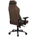 AROZZI herní židle VERNAZZA XL Supersoft Brown/ látkový povrch/ hnědá VERNAZZA-XL-SPSF-BWN