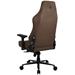 AROZZI herní židle VERNAZZA XL Supersoft Brown/ látkový povrch/ hnědá VERNAZZA-XL-SPSF-BWN