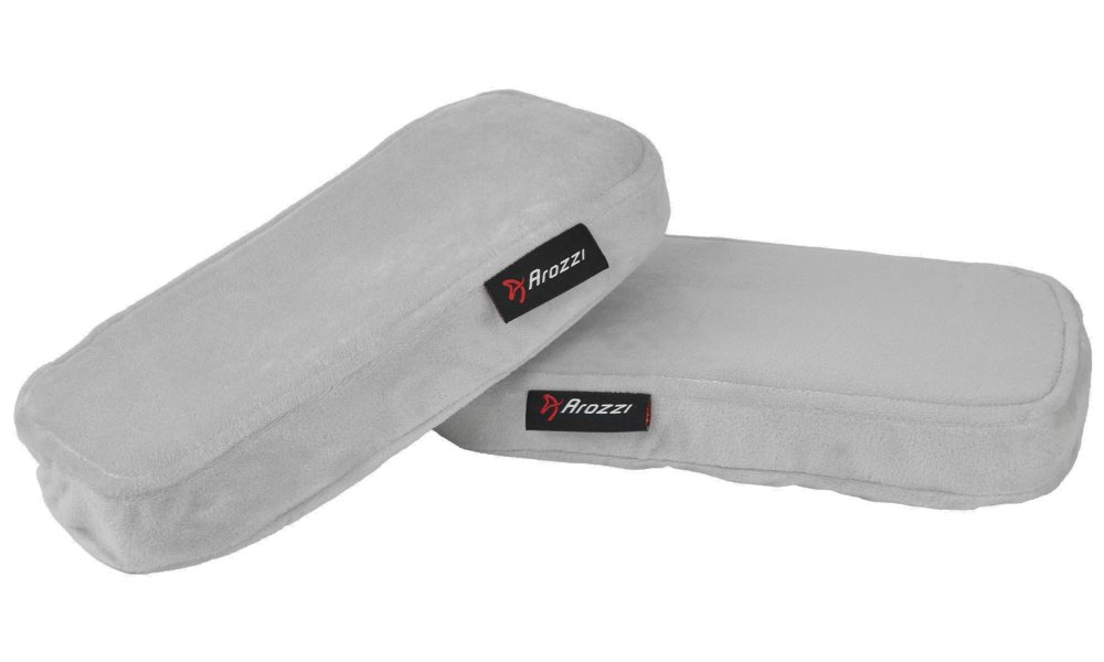 AROZZI Memory Foam Armrest Pads/ náhradní područky pro herní židle/ paměťová pěna/ šedé AZ-MFPAD-GY