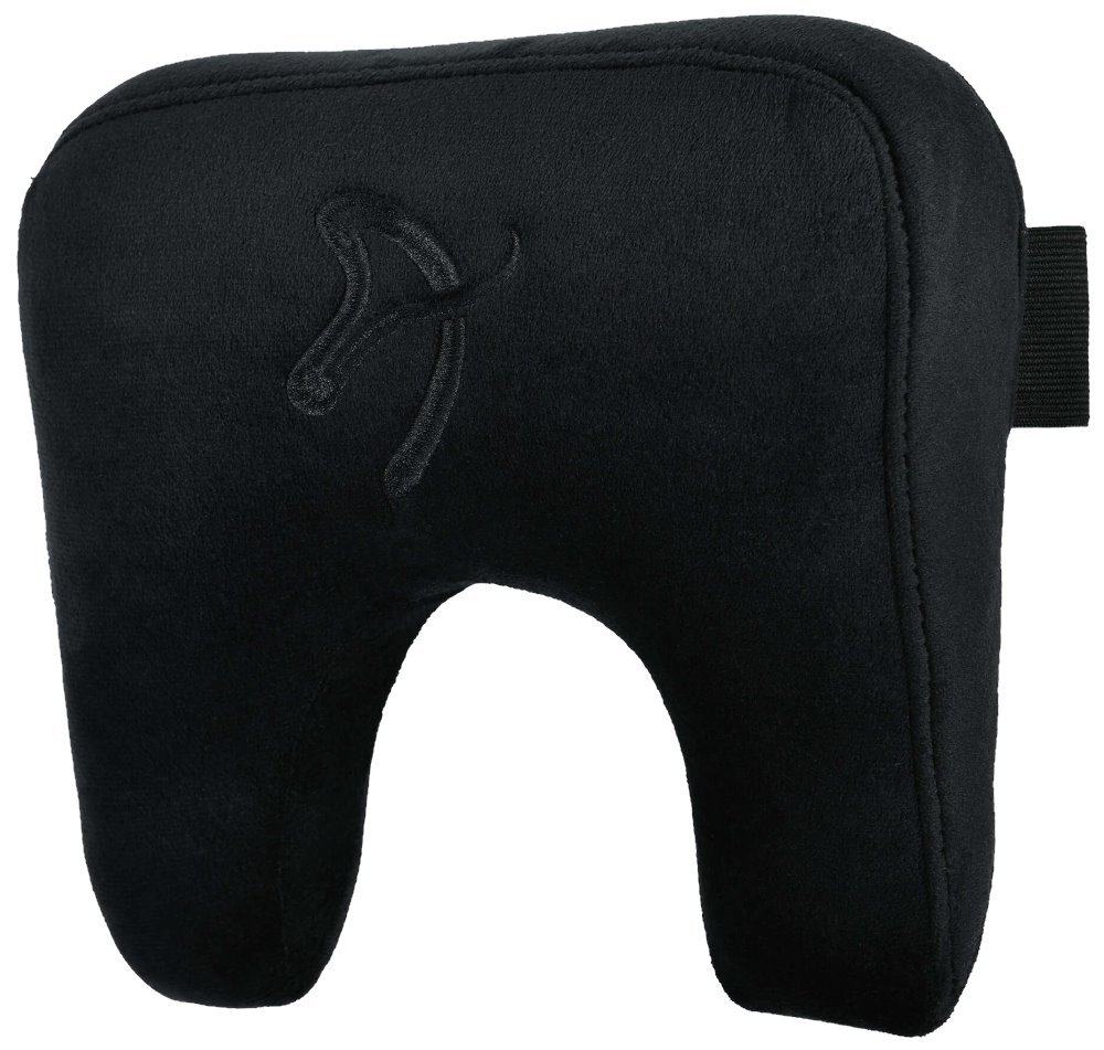 AROZZI Neck Pillow Velvet Black/ ergonomický polštář pod hlavu a krk/ sametově černý AZ-NECKPILLOW-VELVET-BK