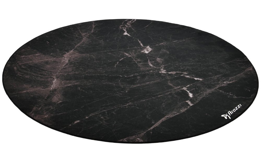 AROZZI Zona Floorpad Black Marble/ ochranná podložka na podlahu/ kulatá 121 cm průměr/ design černý mram AZ-ZONA-PAD-BKM